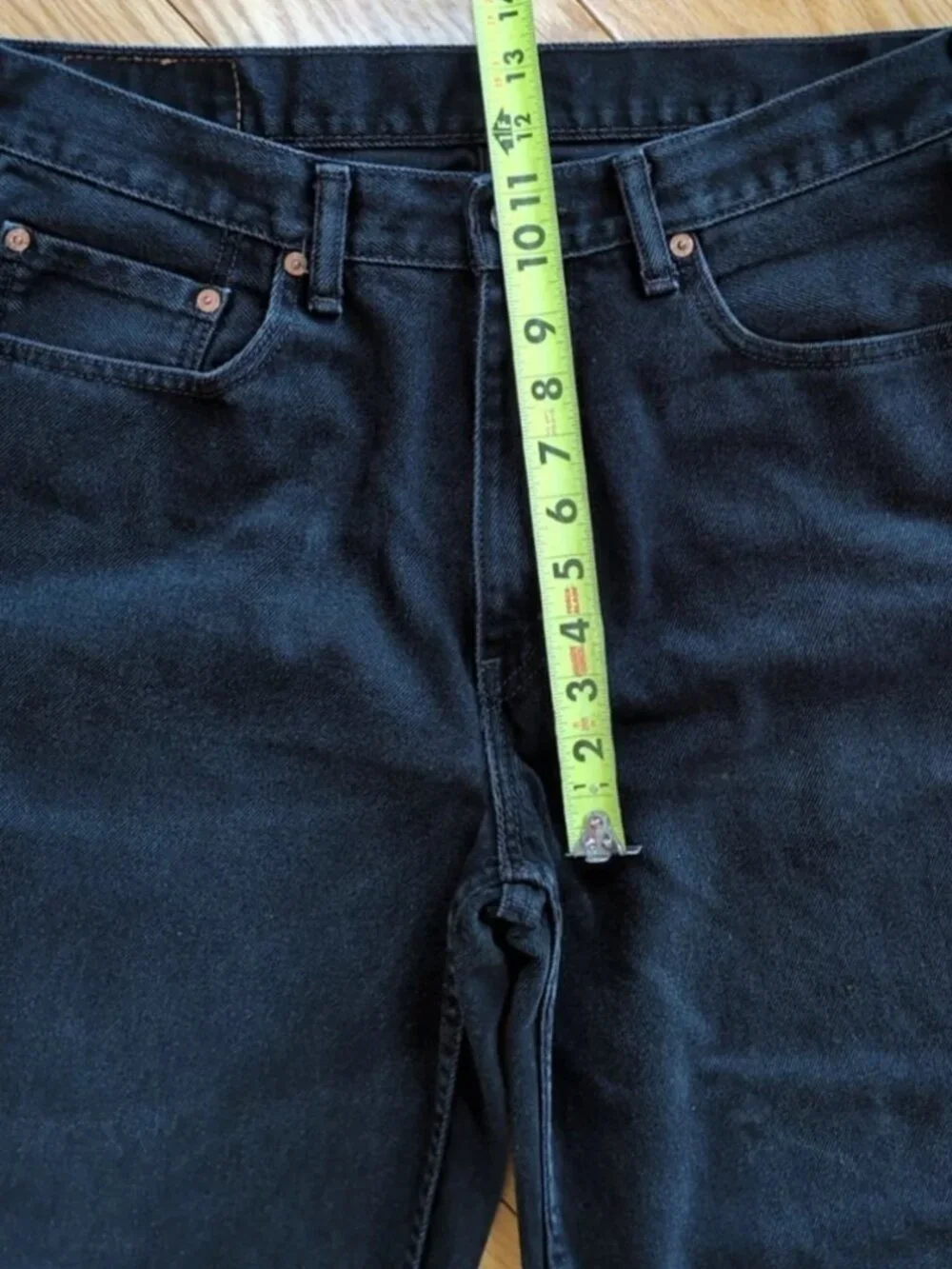Vintage Levis 560 Jeans Mens 34x30 (Measured 32x29) Black Loose Fit Tapered Leg